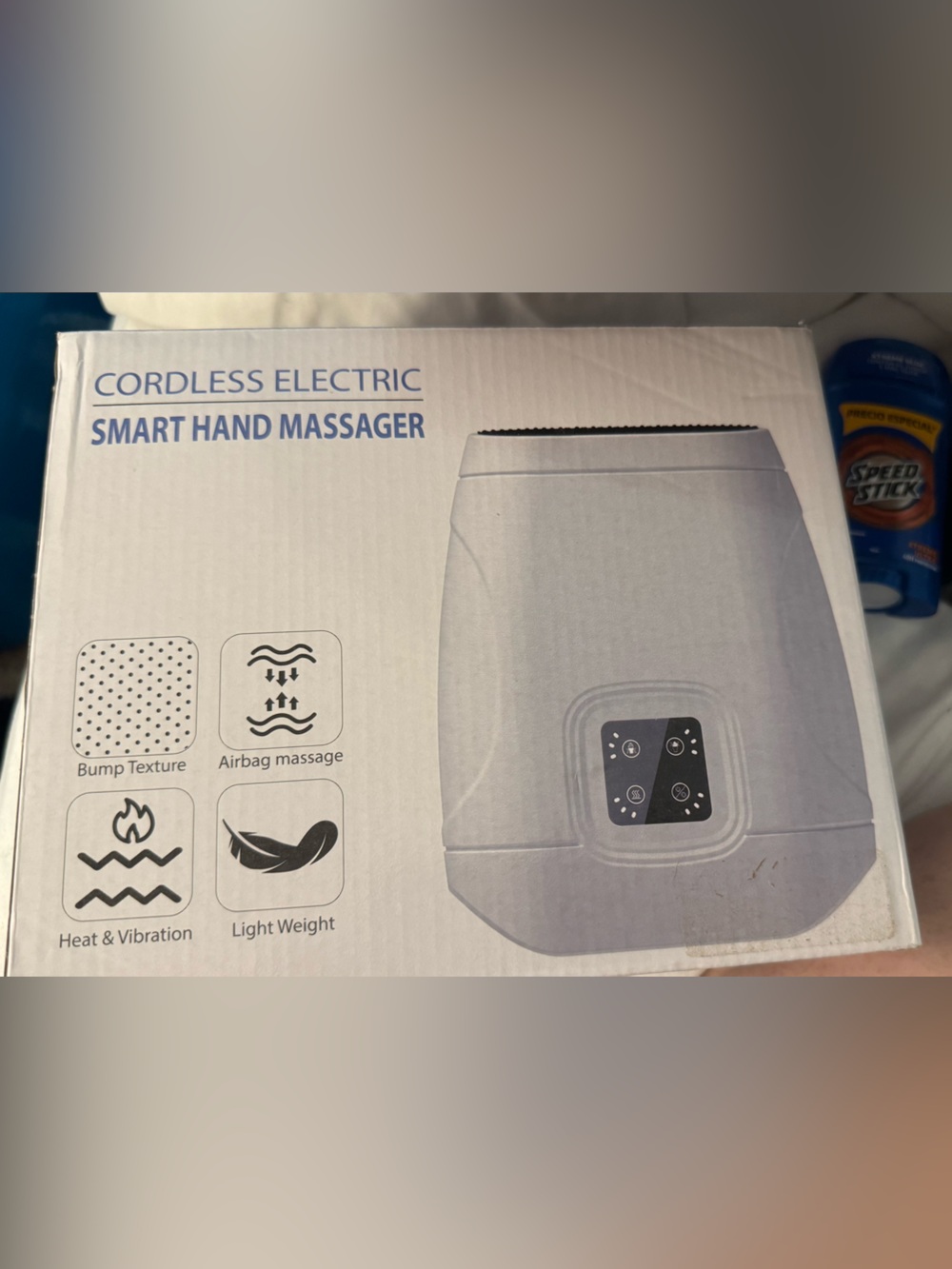 Cordless Electric Smart Hand Massager - White
